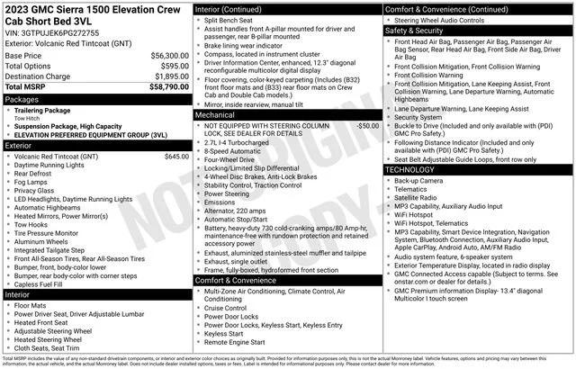 gmc sierra 1500 2023 3GTPUJEK6PG272755 image gmc sierra 1500 2023 3GTPUJEK6PG272755 image